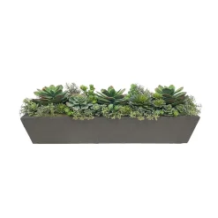 Faux Potted Succulents w/ Planter