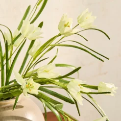 Faux Snake Head Lily Branch