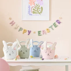 Felt Bunny Easter Bucket