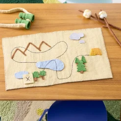 Felt Foldable Map