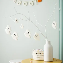 Felt Ghosts Hanging Decor