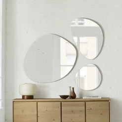 Fenny Frameless Tear Drop Wall Mirrors