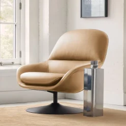 Fillmore Leather Swivel Chair