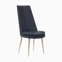 Finley High-Back Leather Dining Chair