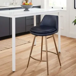 Finley Leather Counter Stool