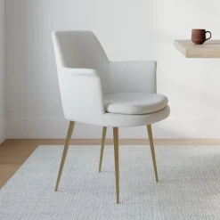 Finley Leather Dining Arm Chair