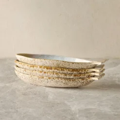 Fish Stoneware Dip Bowls (Set of 4)