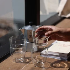 Fleck Stackable Glass Tumblers (Set of 4)