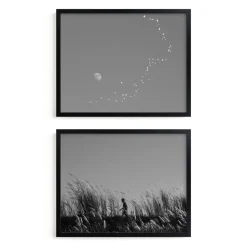 "Flight & Hike" Framed Art by Minted for West Elm
