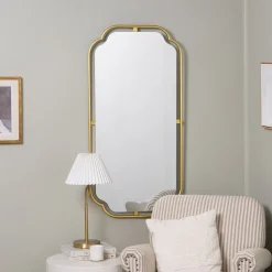 Floating Frame Long Wall Mirror