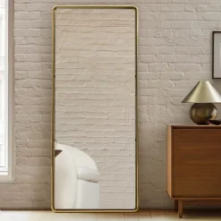 Floating Frame Metal Floor Mirror