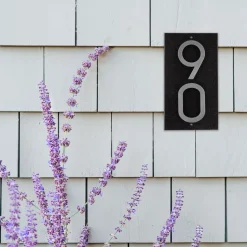 Floating Stand-Off Vertical Number Sign
