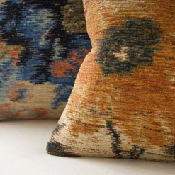 Floral Ikat Pillow Cover