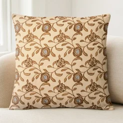 Floral Vine Pillow Cover