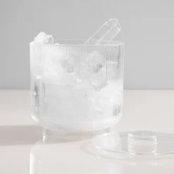 Fluted Acrylic Ice Bucket