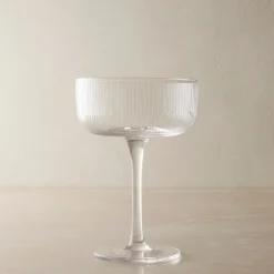Fluted Coupe Glass Sets