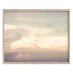 Flying with Clouds 2 Framed Wall Art by Minted for West Elm