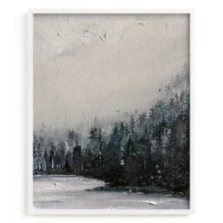Fog & Forest Framed Wall Art by Minted for West Elm