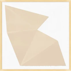 Folded Flash Paper I Framed Wall Art