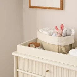 Foldover Quilted Diaper Caddy