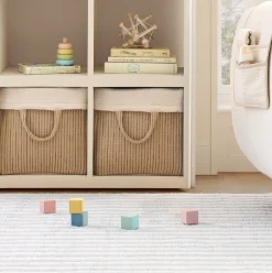 Foldover Quilted Storage Bin