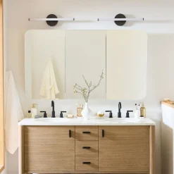 Frameless Seamless Triple Medicine Cabinet