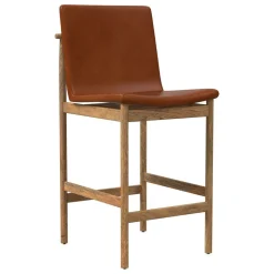 Framework Leather Counter Stool