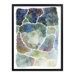 Freckle Typography II Framed Wall Art by Minted for West Elm
