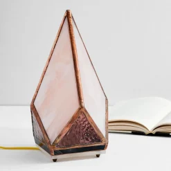 Friend of All Small Tabletop Greta Lamp - Rose Quartz