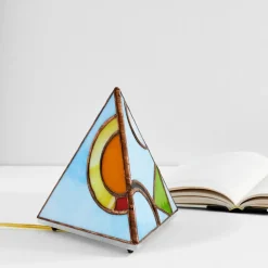 Friend of All Small Tabletop Pyramid Lamp - Orbitz