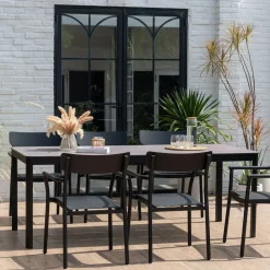 Galveston Aluminum Outdoor Table (81")
