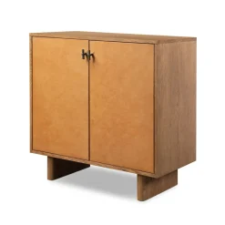 Garfield Leather Cabinet (35")