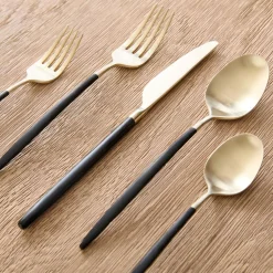 Gaze Satin Stainless Steel Flatware Sets