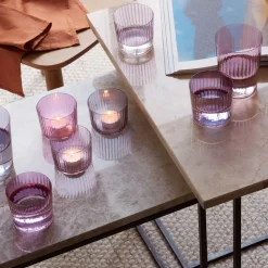 Gems Glass Tealight Holders (Set of 4)