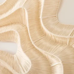 Geode Fiber Natural Dimensional Wall Art