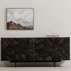 Geometric Relief Buffet (72")