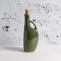 Gharyan Enameled Stoneware Olive Oil Bottle