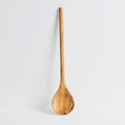 Gharyan Olive Wood Round Cooking Spoon