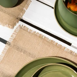 Gharyan Stoneware Jute Placemat