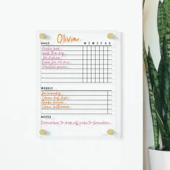 Girl Friday Acrylic Chore Chart