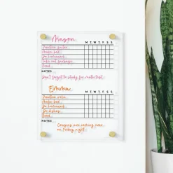 Girl Friday Acrylic Chore Chart