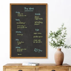 Girl Friday Framed Chalkboard w/ Chalk Ink Markers