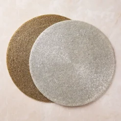 Glass Beaded Linens Placemats