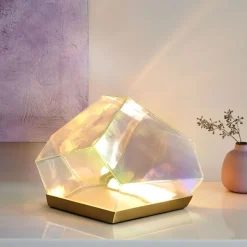 Glass Gem LED Table Lamp (8")
