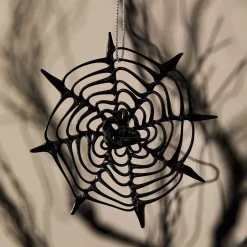 Glass Spiderweb Ornament