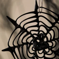 Glass Spiderweb Ornament
