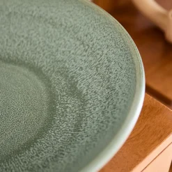 Glazed Ceramic Centerpiece Bowl