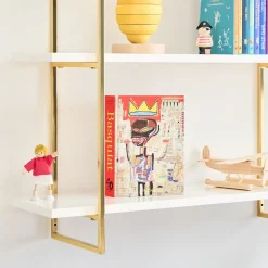 Gold Polished 3-Tier Shelf (32")