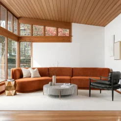 Graphic Stripes Coffee Table (36"–48")