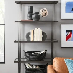 Gray Lava Stone Bookends (Set of 2)